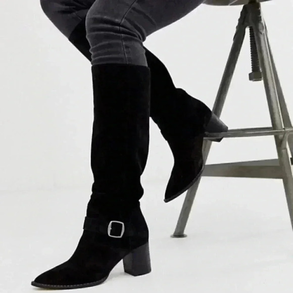 Free People Dahlia Slouch Boot Suede - Picture 1 of 7